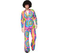 Karnival Costumes Costume Hippie Tie-Dye pour Homme, Taille XL