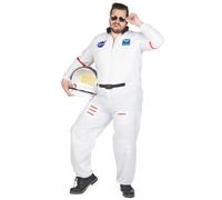 Karnival Costumes Déguisement astronaute grande taille homme - Blanc - XXL