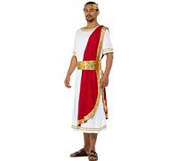 Karnival Costumes Déguisement empereur Romain homme - Blanc - S