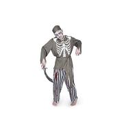 Karnival Costumes Déguisement fantôme pirate homme - Argenté/gris - L