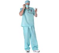 Karnival Déguisement de chirurgien masculin pour homme, vert, taille XL (82093)