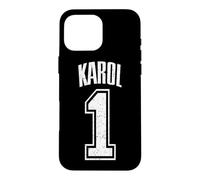 Karol 1 Fan Sport Graphic Homme Femme Coque pour iPhone 16 Pro Max