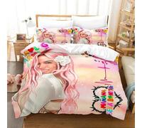 Karol G Nouvel Album Couverture Manana Sera Bonito Bichota 2 Ensemble De Literie Dessin Anime Anime Ensemble Trois Pieces Ensembles De Housse De Couette Pour Chambre D'adolescent