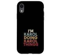 Karol Name Karol Personalized Name First Given Coque pour iPhone XR