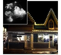 karpal 4.5*1.6M LED Lightnet Guirlande lumineuse avec 204 LEDs Noël avec boîte de contrôle réseau-enchevêtrement