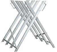 karpal 81x80x80cm Chevalet de sciage Capacité de charge galvanisé Support de scie pliable Chevalet de sciage à chaîne Chevalet en bois pour scies à chaîne ou scies à main Scie à métaux 150kg