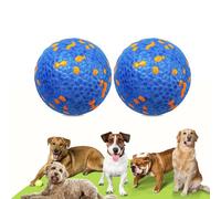 Karpic Popaws Balle indestructible pour chien - Jouet à mâcher interactif pour les mâcheurs agressifs - Jouet d'eau durable - Balle rebondissante pour jouer et rapporter sans fin (2 balles