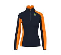 KARPOS 2532022-013 FEDERA H.-Z W Fleece Sweatshirt Femme Vulcan/Vibrant Orange Taille XXL