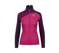 KARPOS 2532023-054 FEDERA F.-Z W Fleece Sweatshirt Femme Pink/Boysenberry/Vulcan Taille M