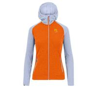 Karpos AMBRIZ. W F-Z Hoodie Scarlet Ibis/Halogen Blue Woman