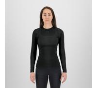 Karpos - Dinamico Merino 130 Jersey LS - Maillot thermique laine mérinos femme Black - Black - M