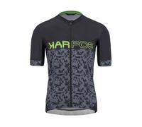 Karpos - Jump Jersey - Maillot VTT homme Black / Ombre Blue / Green Fluo - S