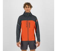 Karpos - Lavaredo Rain EVO Jacket - Veste imperméable homme Orange / Woodland Gray - L