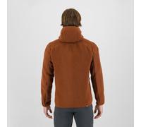 Karpos - Moiazza Retro Hoodie Fleece - Polaire homme Mahogany / Woodland Gray - XXL