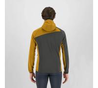 Karpos - Averau Full-Zip Hoodie Fleece - Sweatshirt à capuche homme Woodland Gray / Bronze - S