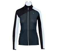 Karpos - Federa Full-Zip Fleece - Polaire femme Woodland Gray / Black / Bright White - S