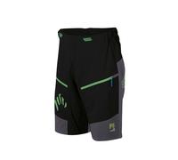 Karpos - Rapid Baggy Short - Short VTT homme Black / Dark Grey / Green Fluo - L
