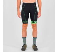 Karpos - Verve Short - Cuissard vélo homme Black / Green Fluo - L