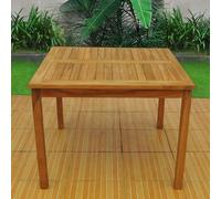 Karra table de jardin carrée teck