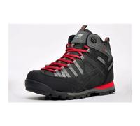 Karrimor Hommes Spike Mid 3 Weathertite Bottes Imperméables De Marche Chaussures Randonnée Cuir Suédé Noir Rouge 46