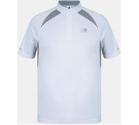Karrimor Men's Zipped Short Sleeve Performance Running Top Blanc/Gris XL Male