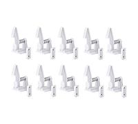 Karriter Lot de 10 serrures magnétiques pour tiroir et placard pour enfants Blanc