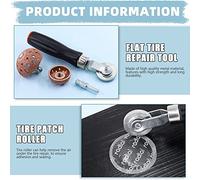 Karriter Lot de 32 de réparation de pneus avec tampon de pneu pour voiture, camion, moto, vélo, 42 mm