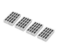 Karriter Lot de 4 filtres à air de rechange pour réfrigérateur W10311524 AIR1