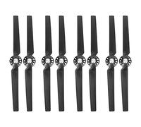 Karriter Lot de 8 hélices pour drone Yuneec Q500 Typhoon 4K - Pièces de rechange à dégagement rapide - Noir