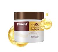 Karseell Collagen Masque Cheveux 100ml, Maca Essence Huile d'Argan Masque Capillaire, Réparation Profondeur pour Secs et AbiméS Tous Types de Cheveux