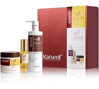 Karseell Collagen Masque Cheveux et Huile Cheveux et Shampooing, Set de Réparation Hydratant pour Cheveux Secs et AbiméS Tous Types de Cheveux, 2 x 500ml + 50ml