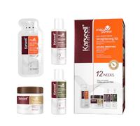 Karseell Kit de Lissage des Cheveux, Kératine Lissage Professionnel À Domicile, Dure 12 semaines pour Tous Types de Cheveux