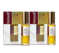 Karseell MACA CARE SYSTEM Pack 2 Sérum Huile d’Argan Marocaine Nourrissant Réparateur Cheveux Secs Abîmés Anti-Frisottis Collagène Hydratant Sans Rinçage Peau Sèche Tous Types de Cheveux 2x50ml