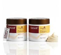 Karseell MACA CARE SYSTEM Set 2 Masques Cheveux Collagène Huile d’Argan Coco Réparation Hydratation Nutrition Brillance Anti-Frizz Cheveux Secs Abîmés Colorés Sans Sulfates Sans Parabènes