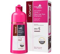 Karseell MACA CARE SYSTEM Shampooing Colorant Marron Naturel Couvre Cheveux Blancs Instantané 5 Minutes Huile d Argan Kératine Hydrolysée sans Parabènes sans Silicones Cheveux Secs Abîmés 500ml