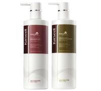 Karseell MACA CARE SYSTEM Shampooing Hydratant + Après-Shampooing Réparateur Nourrissant Cheveux Secs Abîmés Teints Anti-Frisottis Argan Maca Brillance Douceur Nutrition Sans Sulfates Ni Parabènes