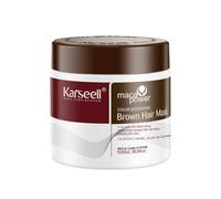 Karseell Masque Repigmentant Marron pour Cheveux Colorés, 500 ml | Ravive les Tons Bruns Entretient la Couleur Soin Nourrissant