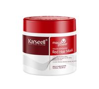 Karseell Masque Repigmentant Rouge pour Cheveux Colorés, 500 ml | Ravive les Tons Rouges Entretient la Couleur Soin Nourrissant