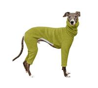 KARSKI Vêtements for Animaux de Compagnie, Whippet, lévrier Italien, Couleur Unie, Salopette à col roulé Extensible, Combinaison Chaude d'hiver à Quatre Pattes for Grands Chiens (Color : A, Size : L