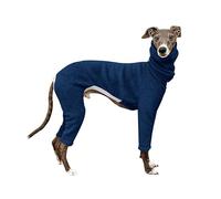 KARSKI Vêtements for Animaux de Compagnie, Whippet, lévrier Italien, Couleur Unie, Salopette à col roulé Extensible, Combinaison Chaude d'hiver à Quatre Pattes for Grands Chiens (Color : D, Size : X