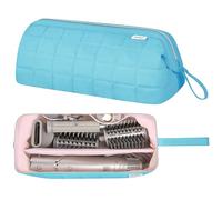 KarSyon Sac de Voyage pour Outils de Cheveux Dyson Airwrap - Support pour sèche-Cheveux Requin - Style Flexible - Brosse Droite - Accessoires Revlon - Étui de Transport Plat pour Fer à friser (Bleu