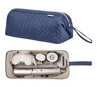 KarSyon Shark Étui de Transport pour sèche-Cheveux Dyson Airwrap Brosse Revlon Outils à Cheveux Sac de Transport Plat Fer à friser, Bleu Marine, M, Portabilité :