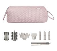 KarSyon Shark Flex Style Housse pour sèche-Cheveux Dyson Airwrap Brosse Revlon Outils de Cheveux Sac de Transport Organisateur de Fer à boucler Plat, Rosé, Moyen, Portabilité :