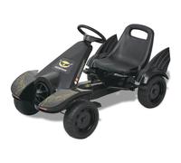 vidaXL Kart à pédale avec siège ajustable – Noir
