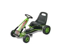 vidaXL Kart à pédale pour enfants – siège ajustable – Vert