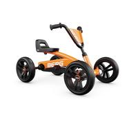 BERG Buzzy Orange | Kart à pédales Enfant 2 Ans | Pneus EVA Ultra-Silencieux Anti-crevaison | Siège réglable | Transmission directe | Stabilité 4 Roues sûre pour Jouet extérieur premières Sorties