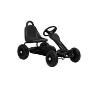 Vidaxl Kart À Pédales Avec Pneus Noir
