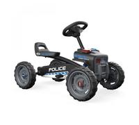 Kart à Pédales BERG Buzzy Police - Noir avec Sirène et Effets Sonores