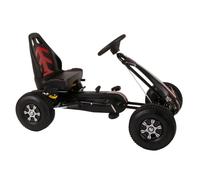 Volare Go Kart Racing Car - Garçon - Grand - Pneumatiques - Noir Noir