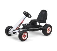 Milly Mally Kart à pédales Viper Sportif pour enfants Blanc